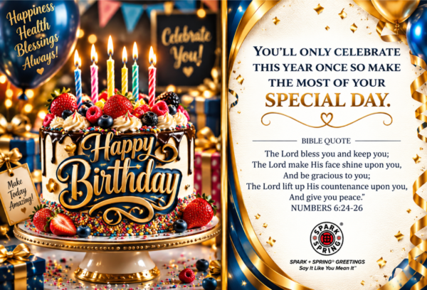 Happy Birthday virtual greeting card - Special day