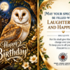Happy Birthday virtual greeting card - Joy & Happiness
