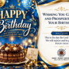 Happy Birthday virtual greeting card - Growth & Prosperity