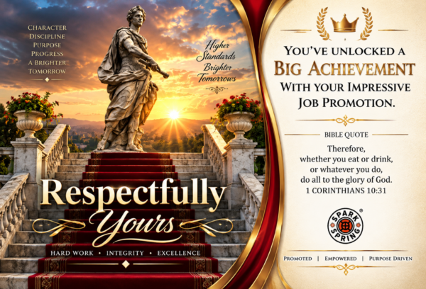 Spark + Spring virtual Greeting Card - Respectfully Yours (Work & Career)
