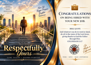 Spark + Spring virtual Greeting Card - Respectfully Yours (Work & Career)