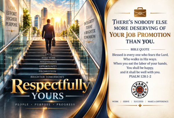 Spark + Spring virtual Greeting Card - Respectfully Yours (Work & Career)