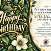 Happy Birthday virtual greeting card - Unforgettable