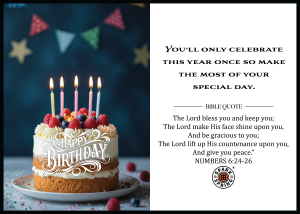 Christian-inspired Special Day Happy Birthday Eco-Friendly Greeting Card (Virtual)
