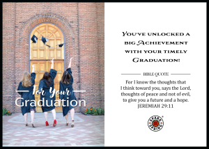 Christian-inspired Big Achievement Graduation Eco-Friendly Greeting Card (Virtual)