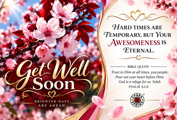 Eternal Awesomeness Get Well Soon Greeting Card