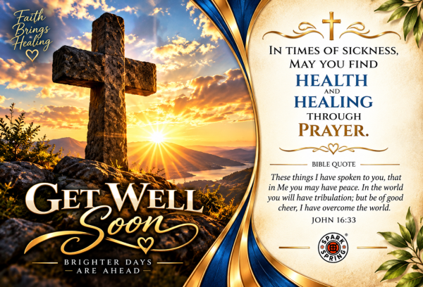 Prayer Get Well Soon Greeting Card