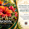 Speedy Recovery Get Well Soon Greeting Card