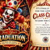 Class Clown Graduation Greeting Card