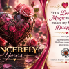 Like Magic Sincerely Yours Love & Romance Greeting Card