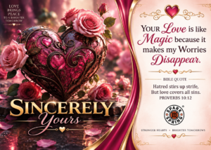 Spark + Spring virtual greeting card - Sincerely Yours (Love & Romance)