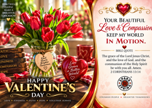 World In Motion Happy Valentine's Day Love & Romance Greeting Card