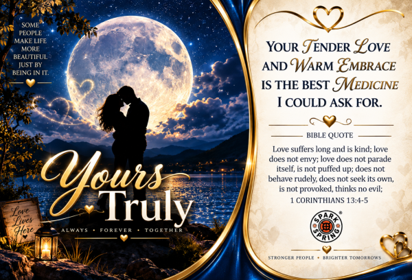 Best Medicine Yours Truly Love & Romance Greeting Card