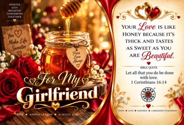 Spark + Spring virtual Greeting Card - For My Girlfriend (Love & Romance)