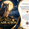 Late Nights Graduation Greeting Card