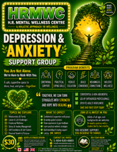 HRMWC - Depression & Anxiety Support Group Flyer