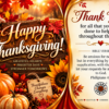 Spark + Spring virtual Greeting Card - Thanksgiving