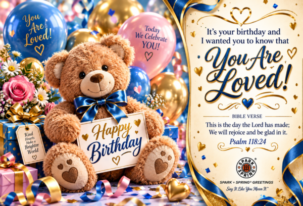 Spark + Spring virtual Greeting Card - Happy Birthday