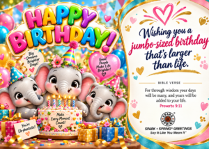 Spark + Spring virtual Greeting Card - Happy Birthday