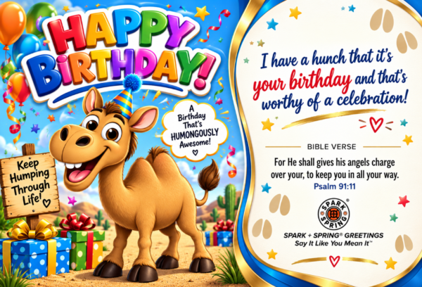 Spark + Spring virtual Greeting Card - Happy Birthday