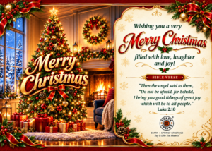 Spark + Spring virtual Greeting Card - Christmas