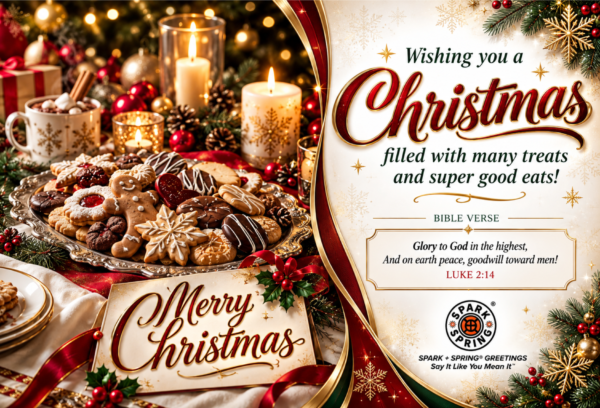 Spark + Spring virtual greeting card - Christmas