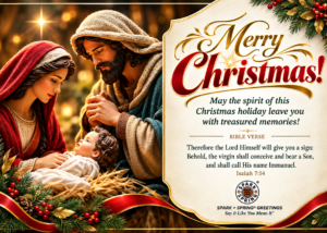 Spark + Spring virtual Greeting Card - Christmas