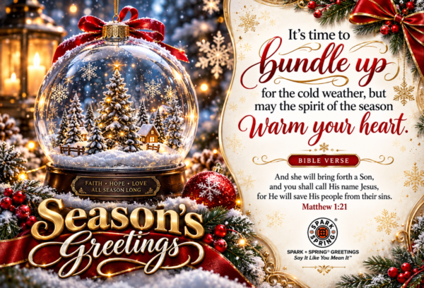 Spark + Spring virtual Greeting Card - Christmas