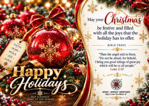 Spark + Spring virtual Greeting Card - Christmas