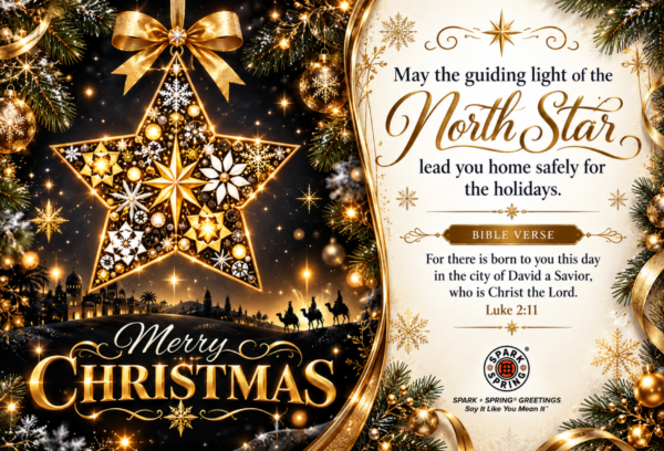 Spark + Spring virtual Greeting Card - Christmas