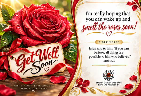 Spark + Spring virtual Greeting Card - Get Well Soon