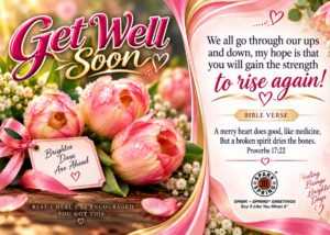 Spark + Spring virtual Greeting Card - Get Well Soon