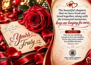 Spark + Spring virtual greeting card - Yours Truly (Love & Romance)