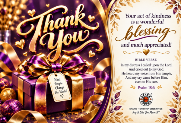 Spark + Spring virtual Greeting Card - Thank You