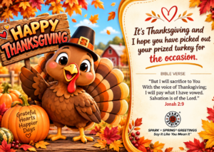 Spark + Spring virtual Greeting Card - Happy Thanksgiving