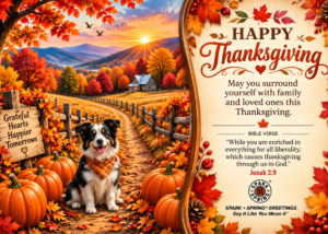 Spark + Spring virtual Greeting Card - Happy Thanksgiving