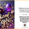 Thank You virtual greeting card - Helping out