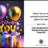 Thank You virtual greeting card - Gift