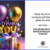 Thank You virtual greeting card - Gift