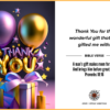 Thank You virtual greeting card - Gift