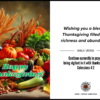 Thanksgiving virtual greeting card - Blessed thanksgiving