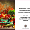 Thanksgiving virtual greeting card - Blessed thanksgiving