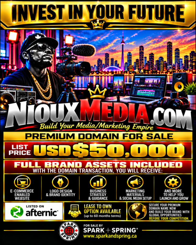 NIOUXMEDIA.COM - Domain/Brand Package For Sale