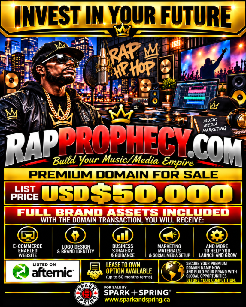 RAPPROPHECY.COM - Domain/Brand Package For Sale