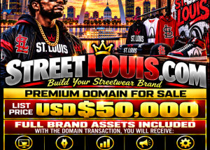 STREETLOUIS.COM - Domain/Brand Package For Sale